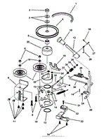 Snapper 2691383-00 - E3317525BVE, 33 17.5 HP Rear Engine Rider Euro Series  25 Parts Diagram for Primary Chain Case