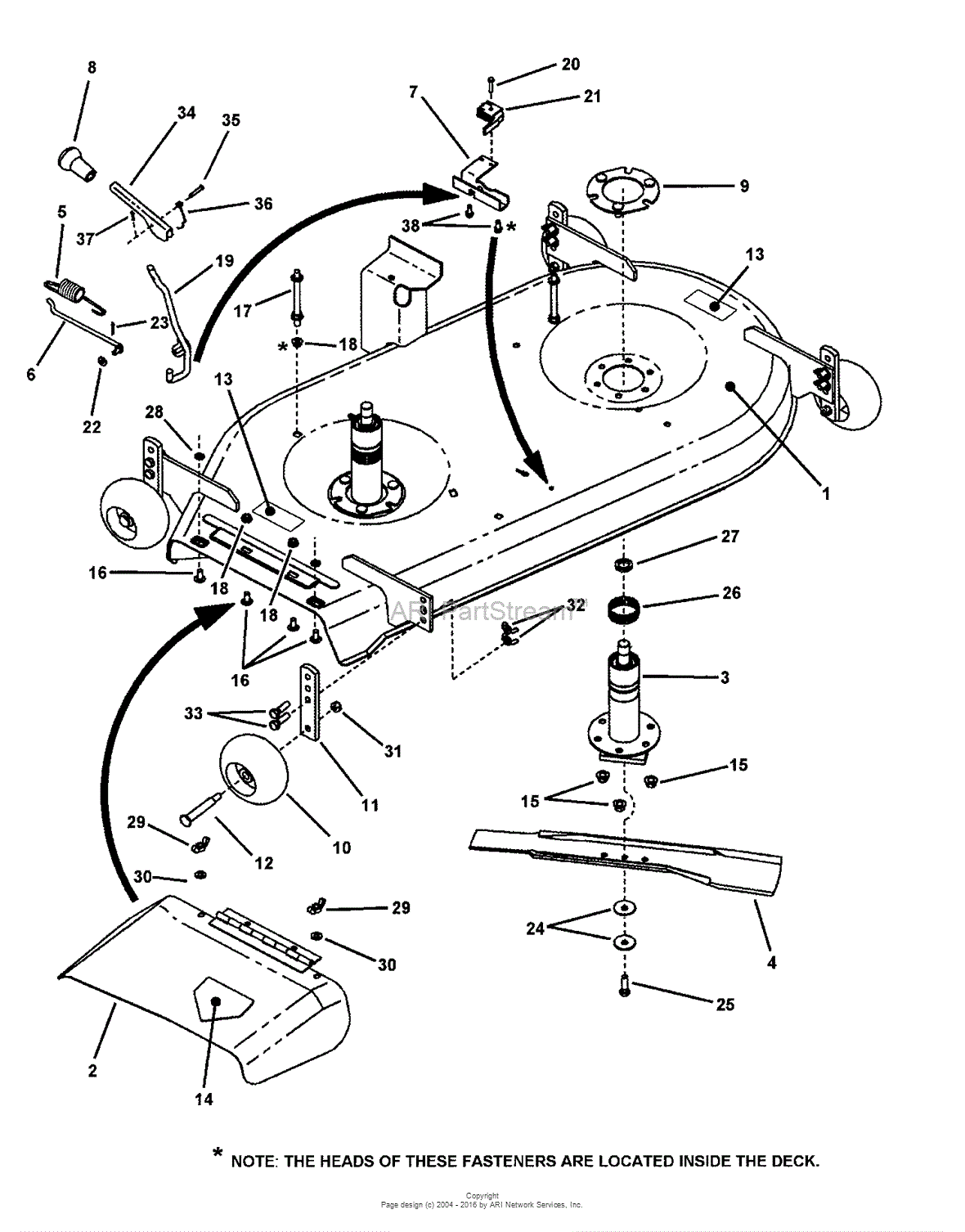 Belt diagram for discount snapper 42 inch deck