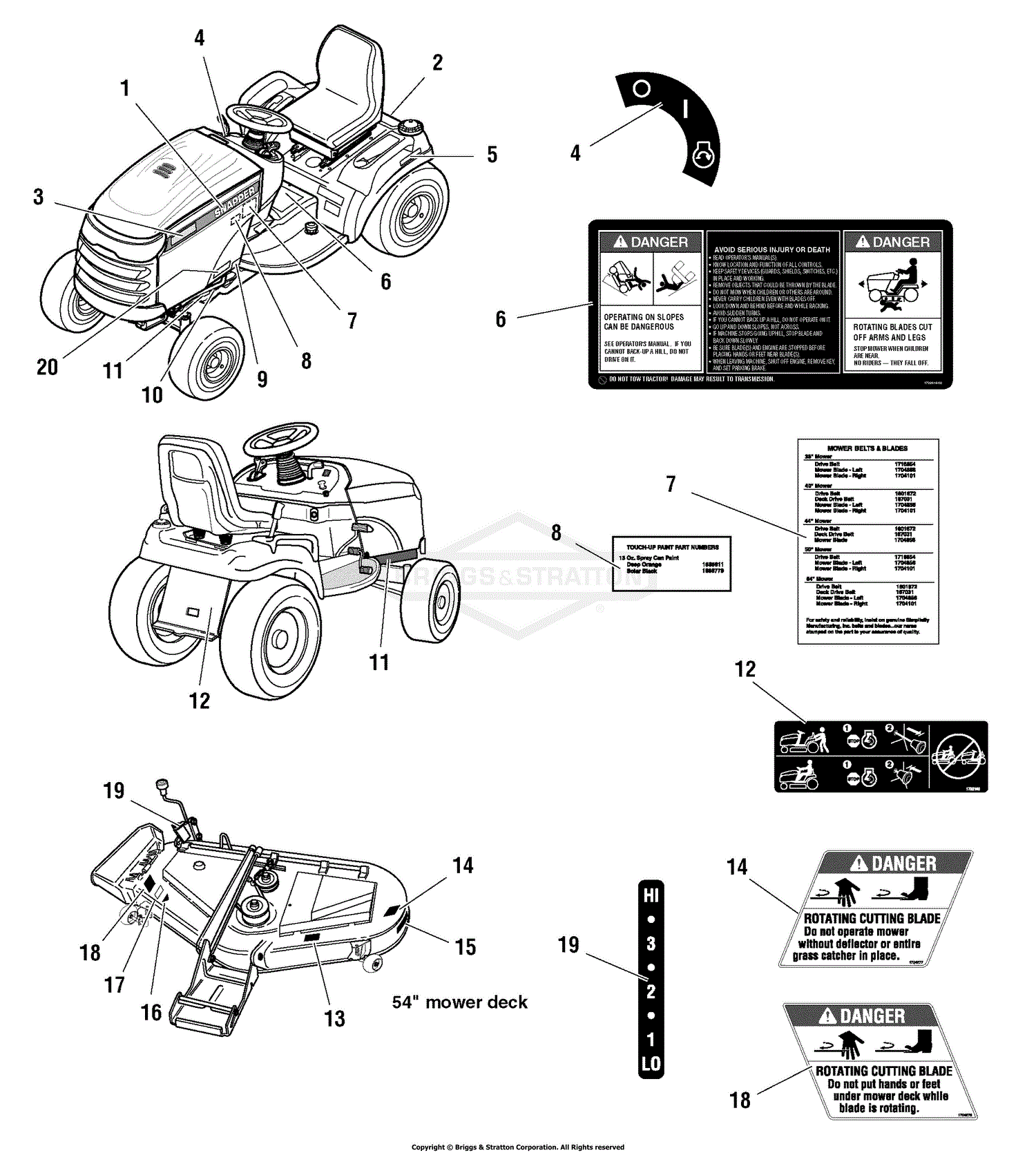 Snapper 2690742 - GT25540, 54