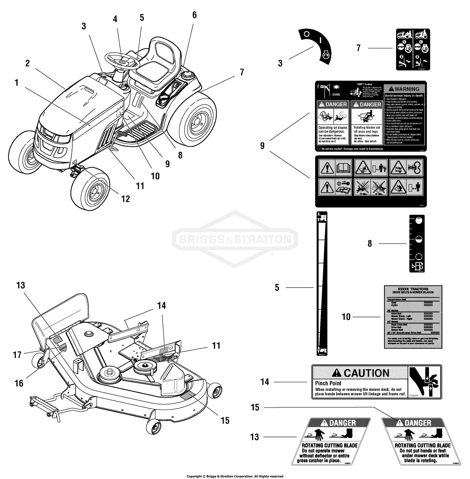 Snapper 2690714 - LT2044, 44