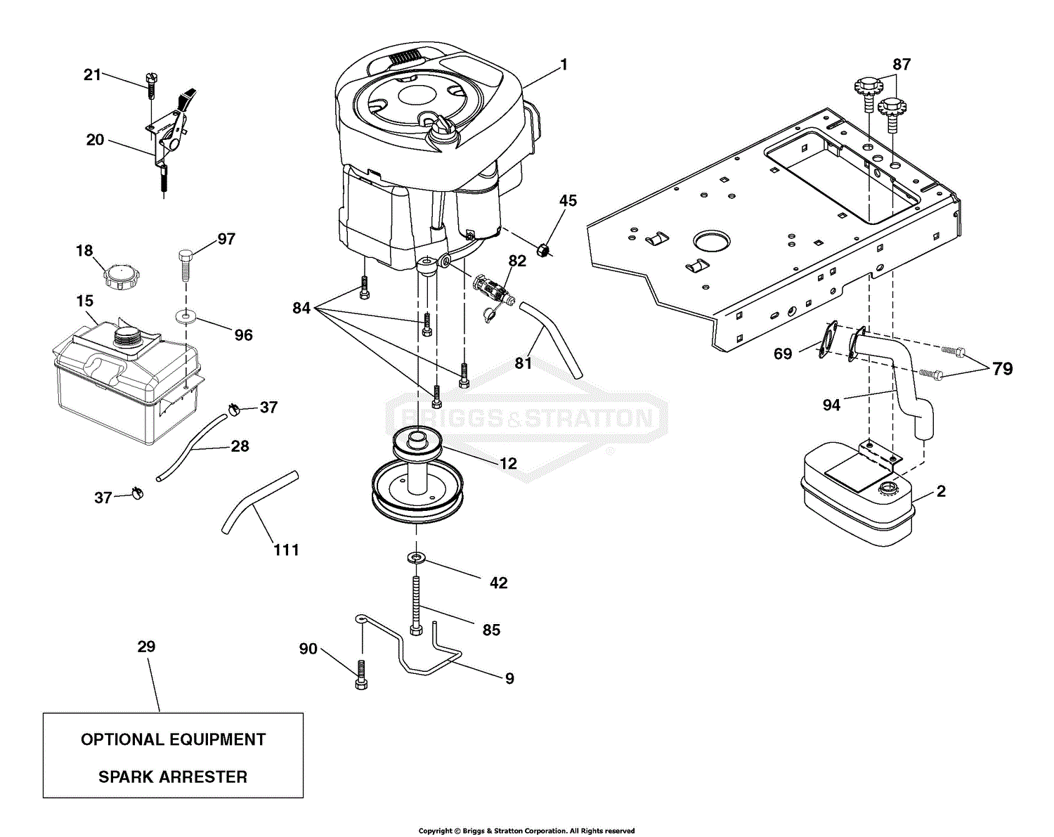 Snapper 2691183-00 - ST1842, 42