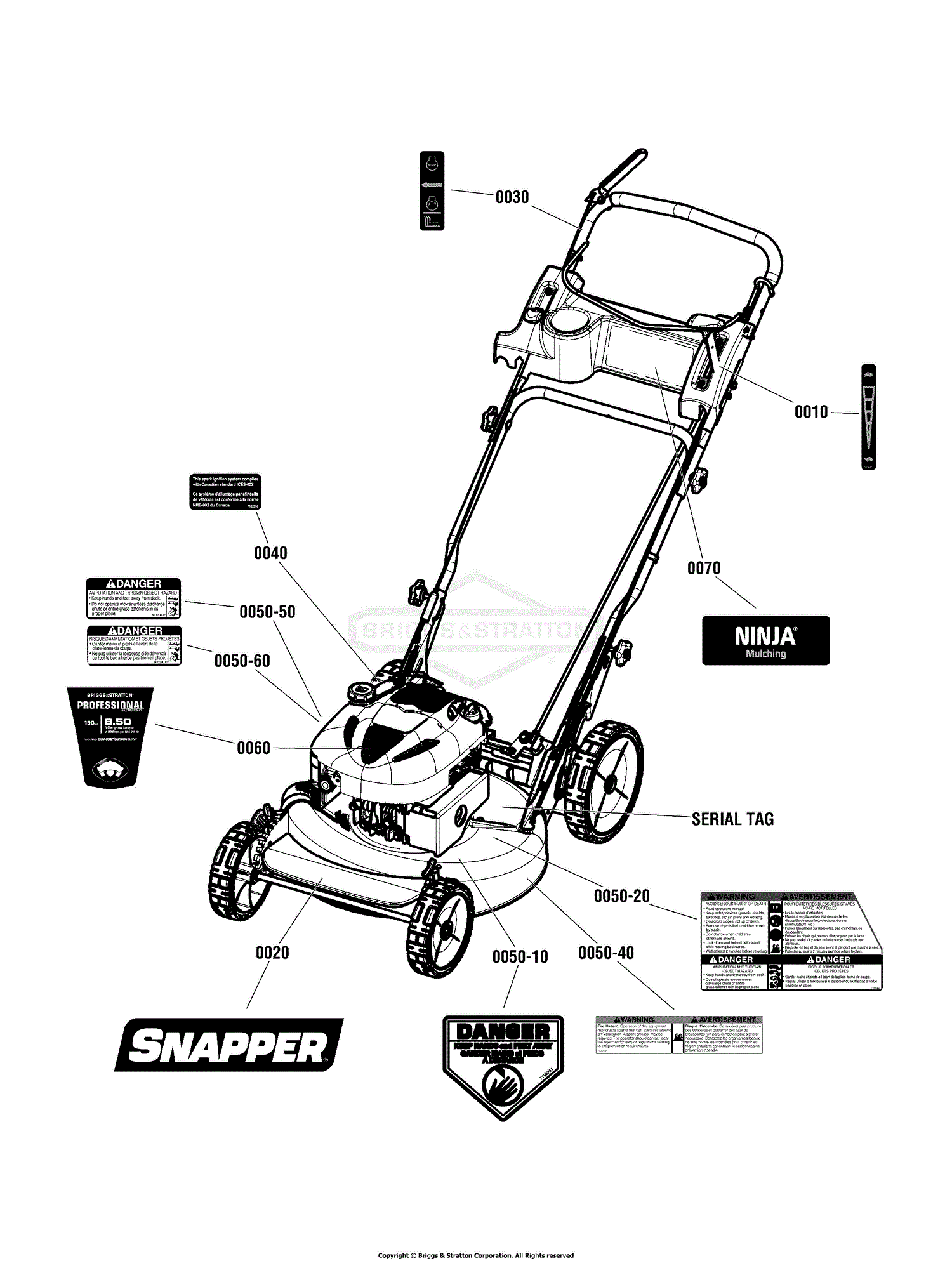 Snapper 7800981-00 - RP2185020, 21