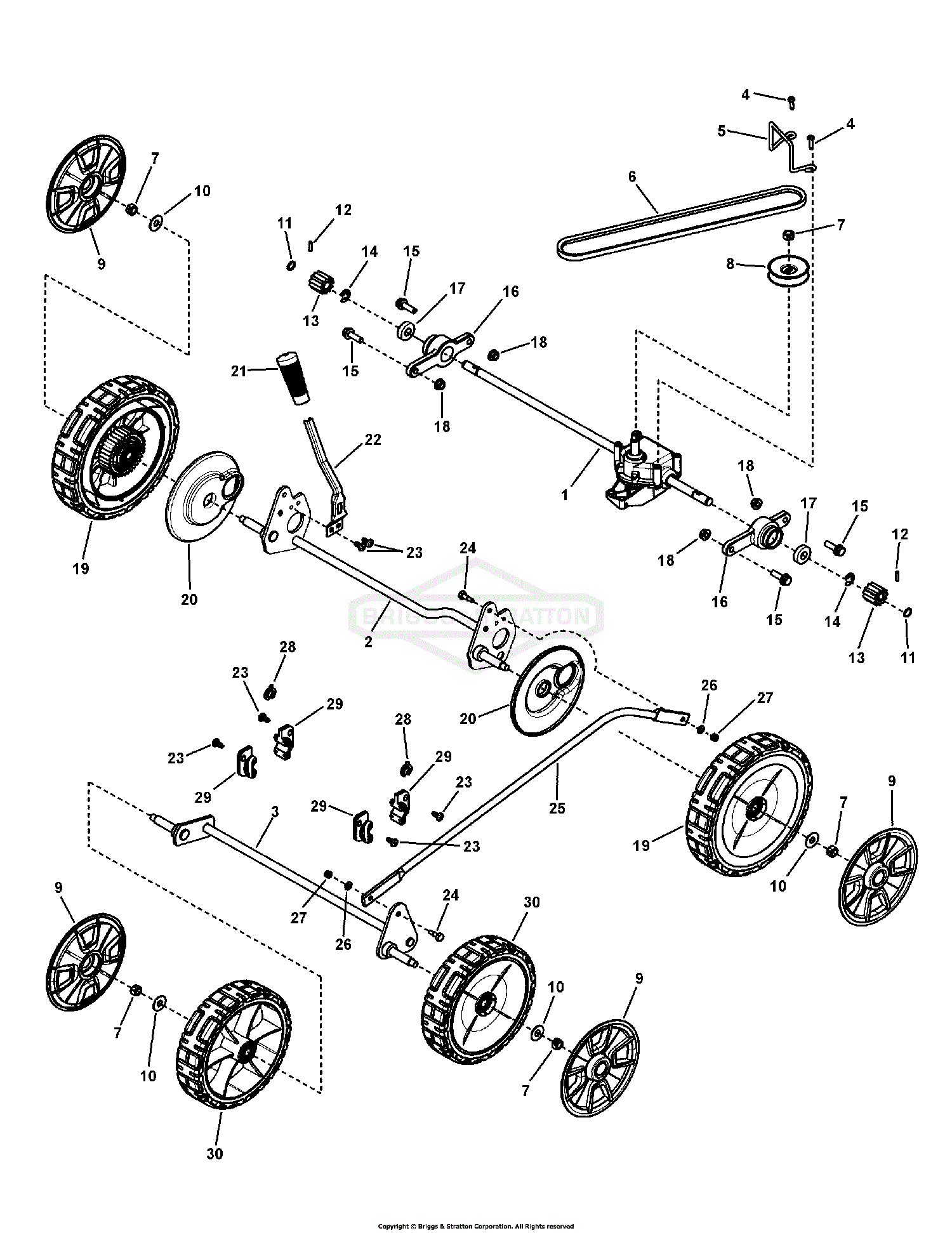 Snapper 2025 mower transmission