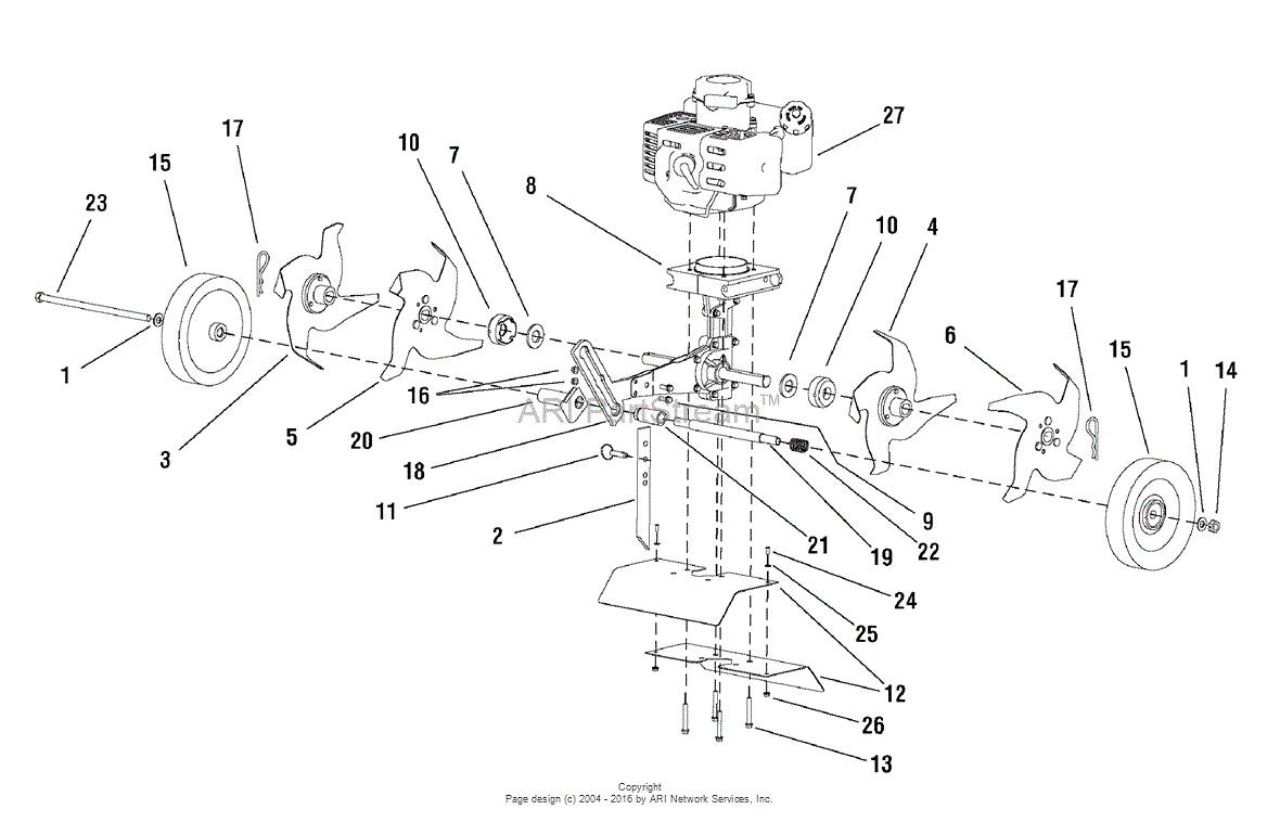 Snapper Mc43e  1695764  43cc 2 Cycle Mini Cultivator Parts