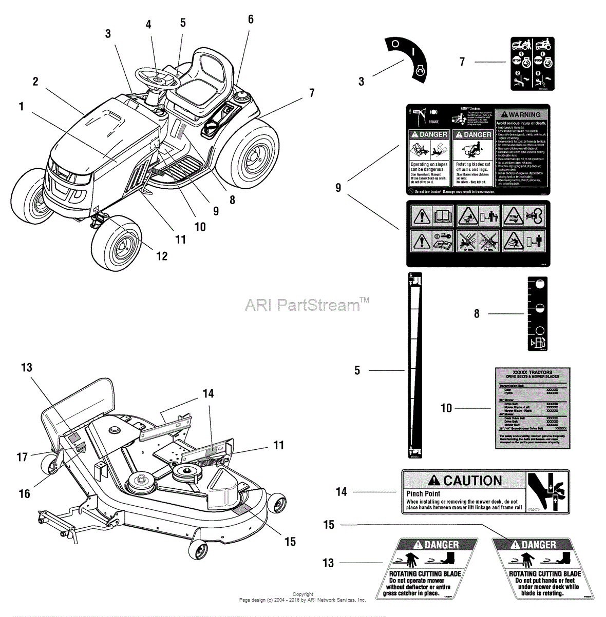 Snapper 2690714 - LT2044, 44