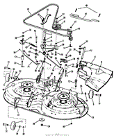 Snapper 38 inch deck belt outlet diagram