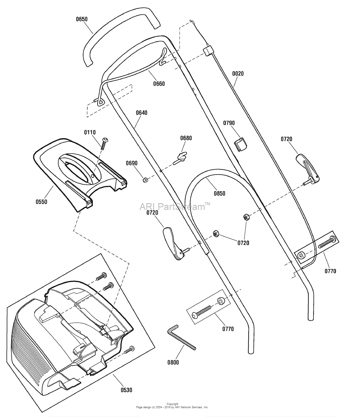 Snapper ERDP15450 (884187) - 4.5GT 38cm Push Mower, CE/Export Parts ...