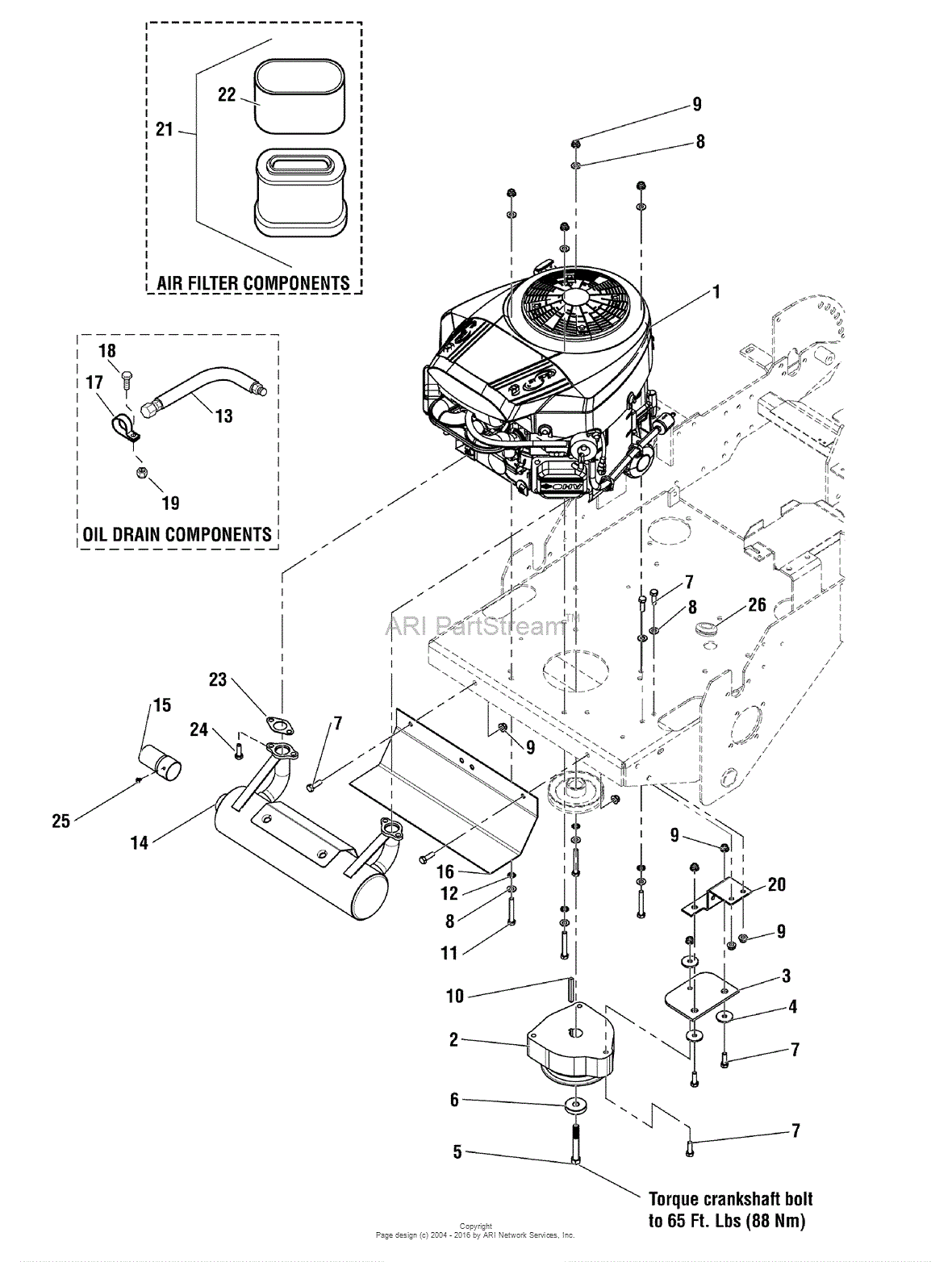Snapper 400ZB2450 (5900706) 50" 24 HP ZTR 400Z Series Parts Diagram for