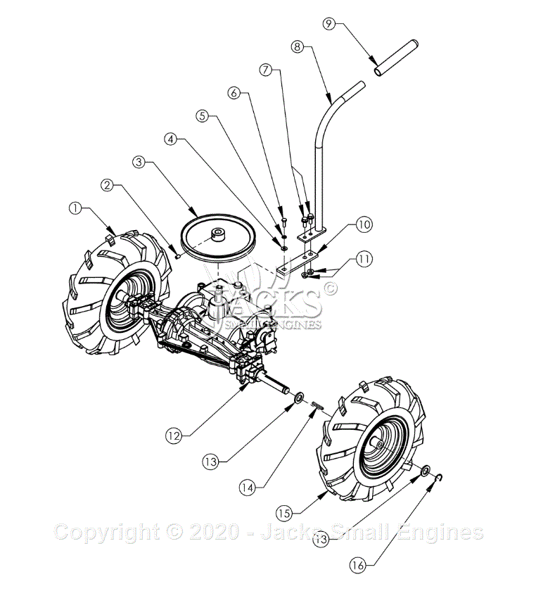 Swisher Wherc10224 Parts Diagram For Transaxle Assembly