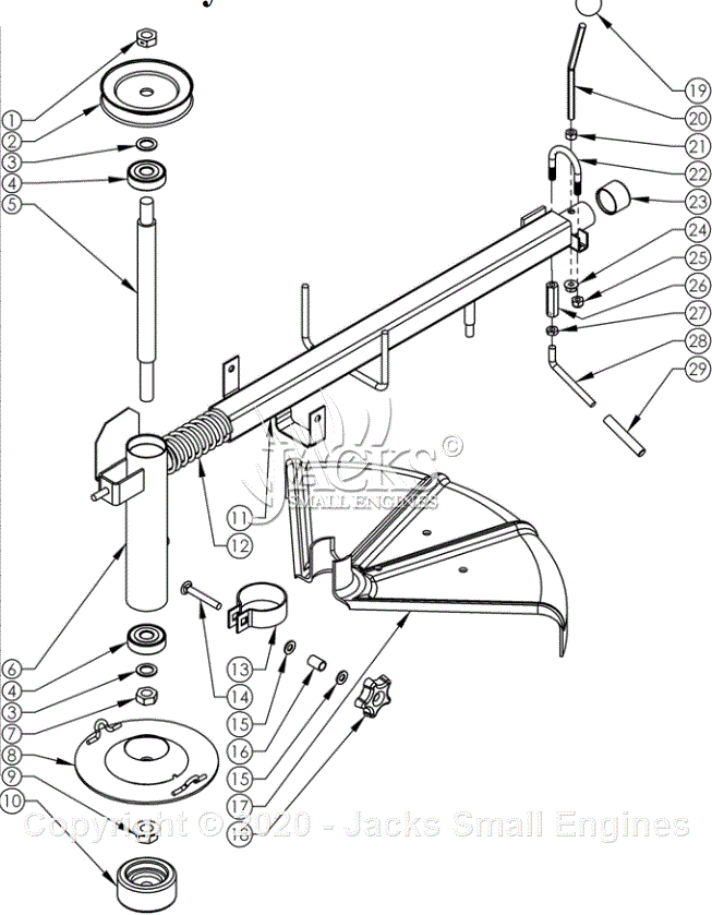 Swisher ST67522BS-TSC Serial #L213-224001 — L213-334999 Parts Diagram