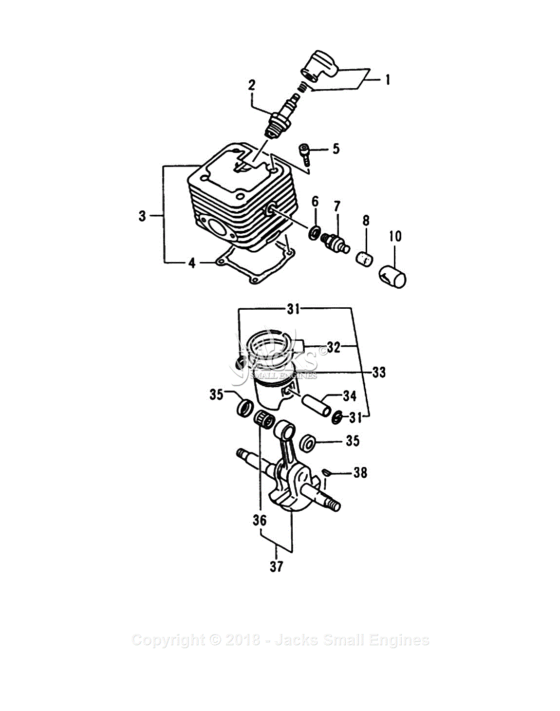 Tanaka Ecv-4501 Parts Diagram For Assembly 1