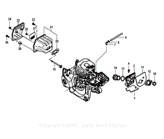 Tanaka ECV-5601 Parts Diagram for Assembly 5 - Intake & Muffler