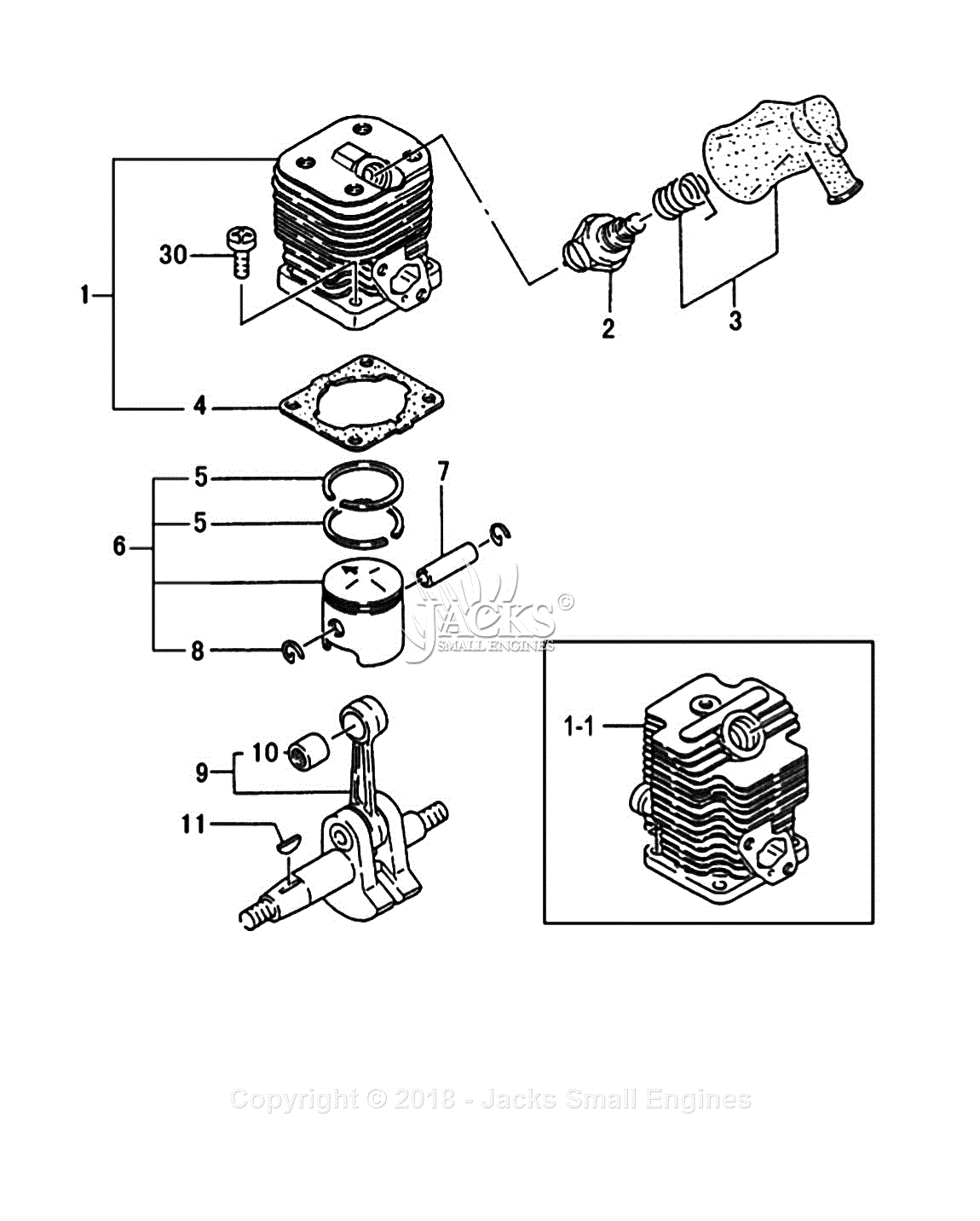 Tanaka Ted-262r Parts Diagram For Assembly 1