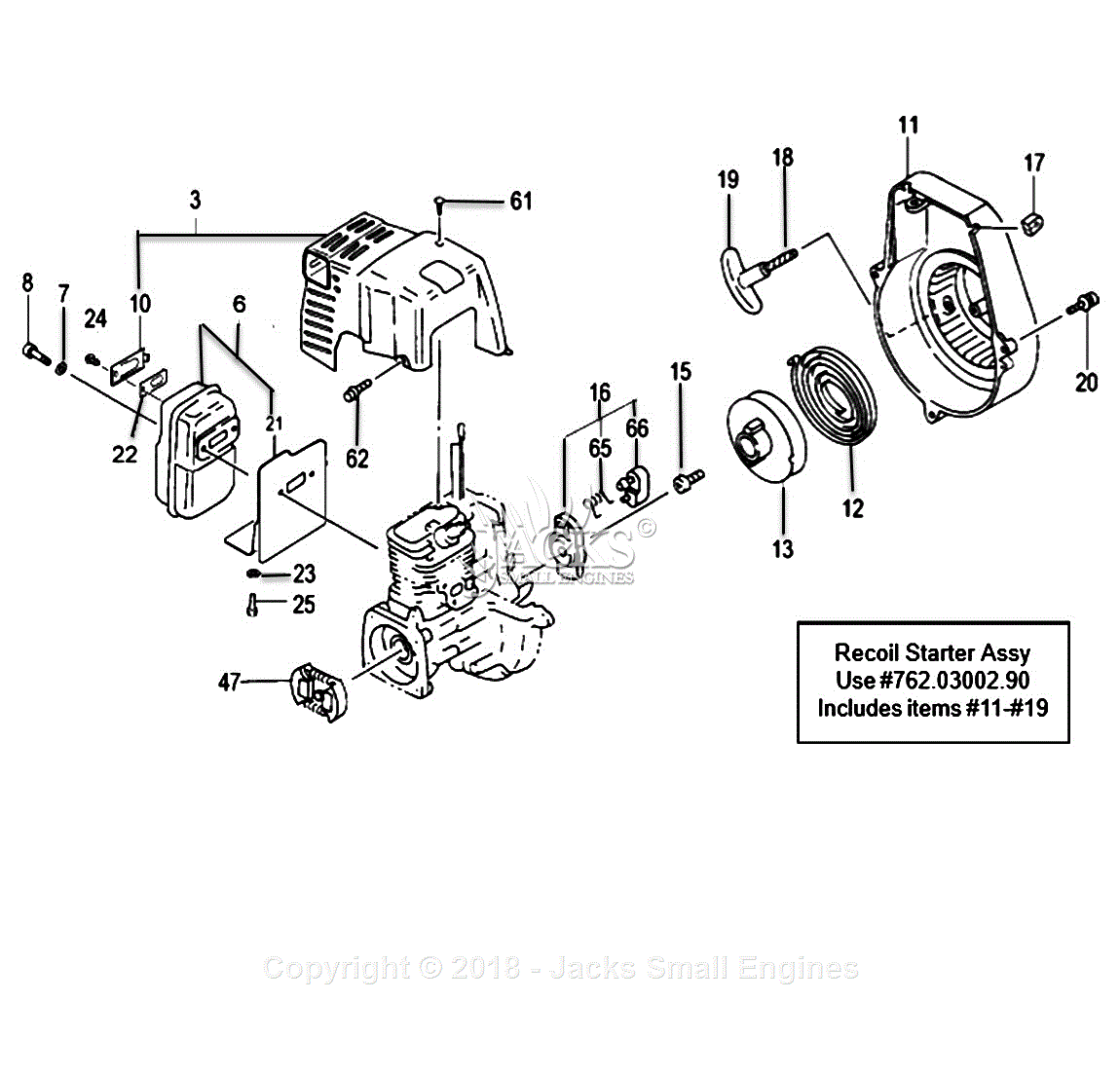 muffler components