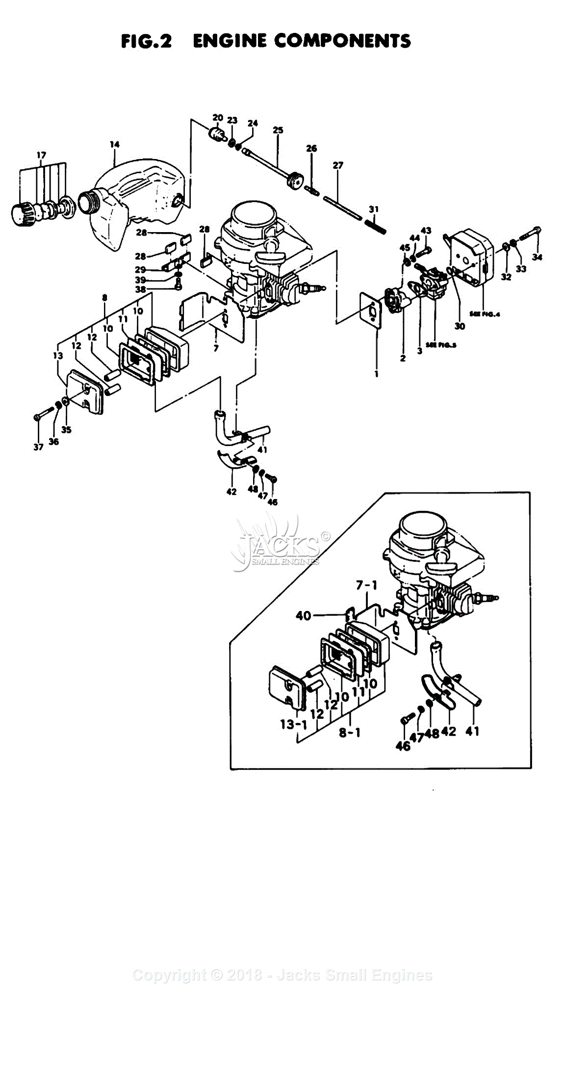 Tanaka Tht 212 Parts Diagram For Assembly 2 Engine Components