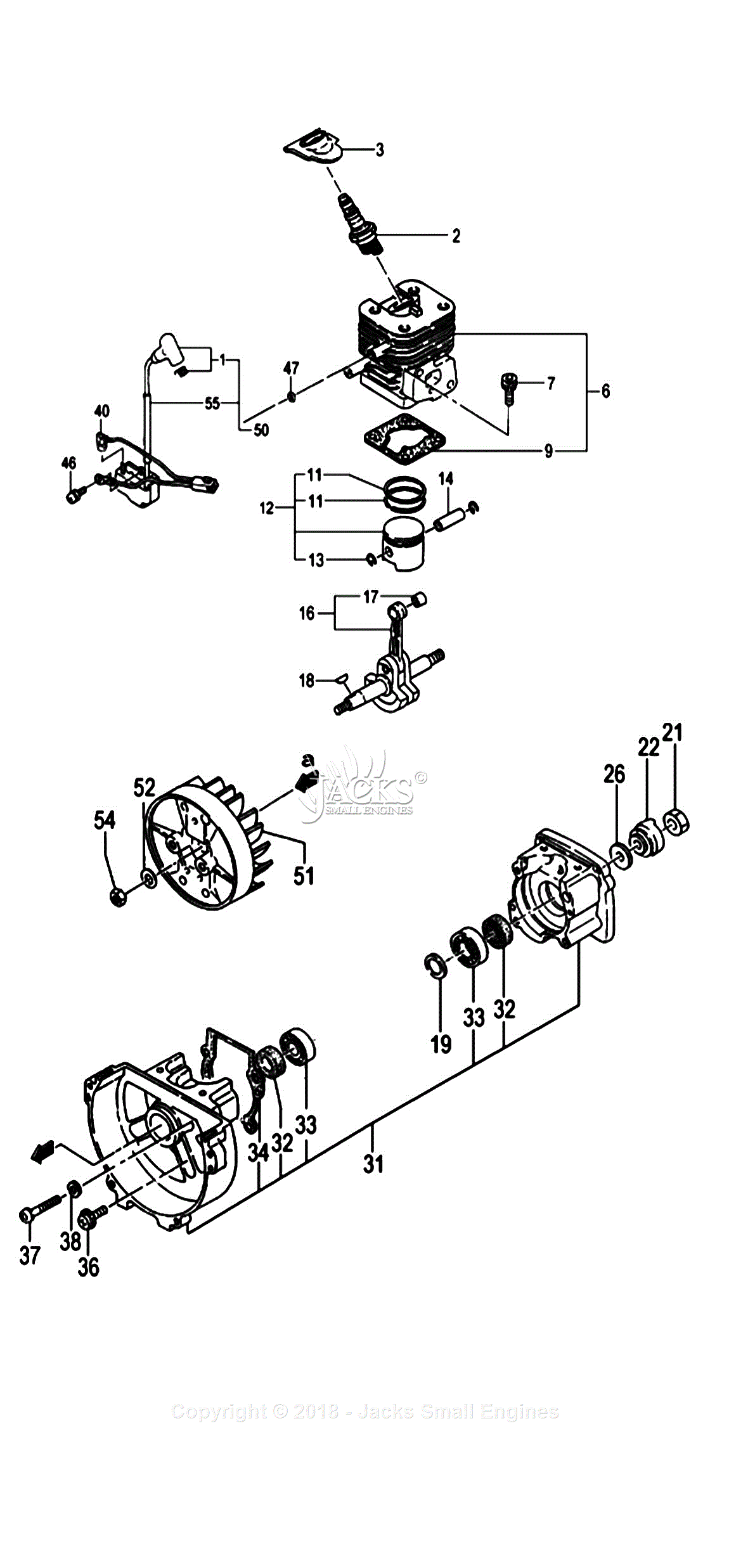 Tanaka Tph-270pn Parts Diagram For Assembly 1