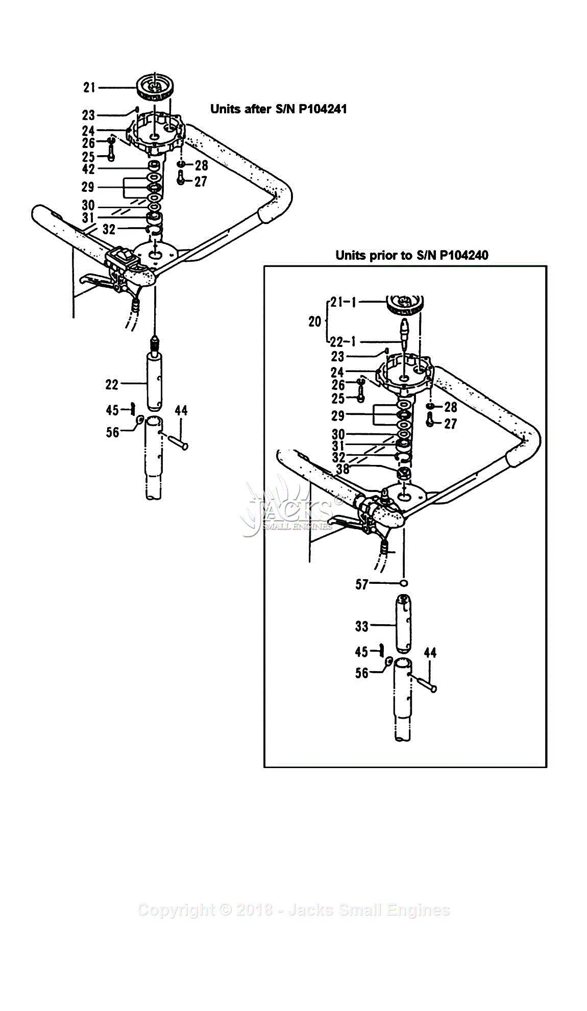 Tanaka TIA-340 Parts Diagram for Assembly 10 - Gear Case