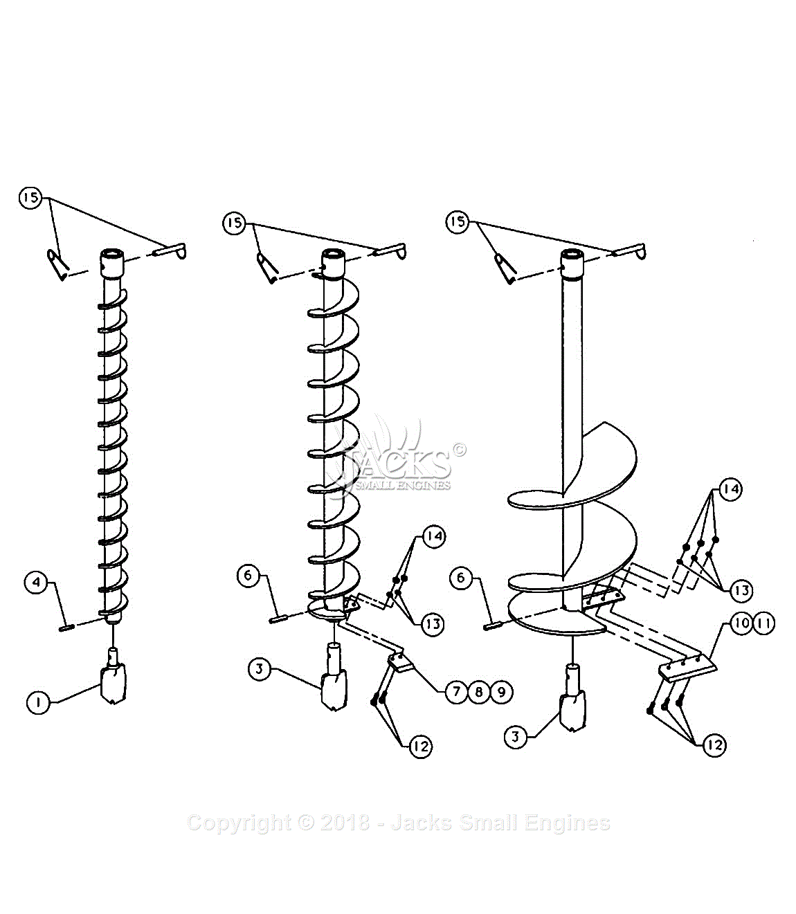 Tanaka TIA-340 Parts Diagram for Assembly 13 - Earth Bits