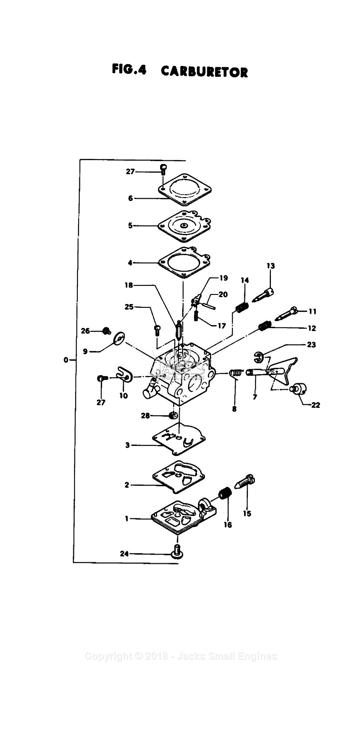 Tanaka TBC-210 Parts Diagram for Assembly 4 - Carburetor