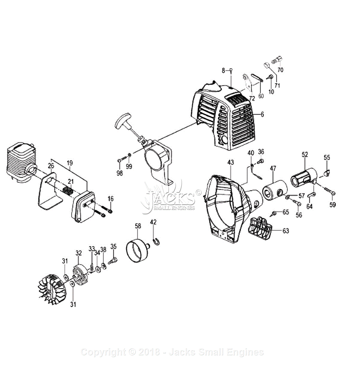 Tanaka Tbc-2500 Parts Diagram For Assembly Muffler, Clutch, 56% Off