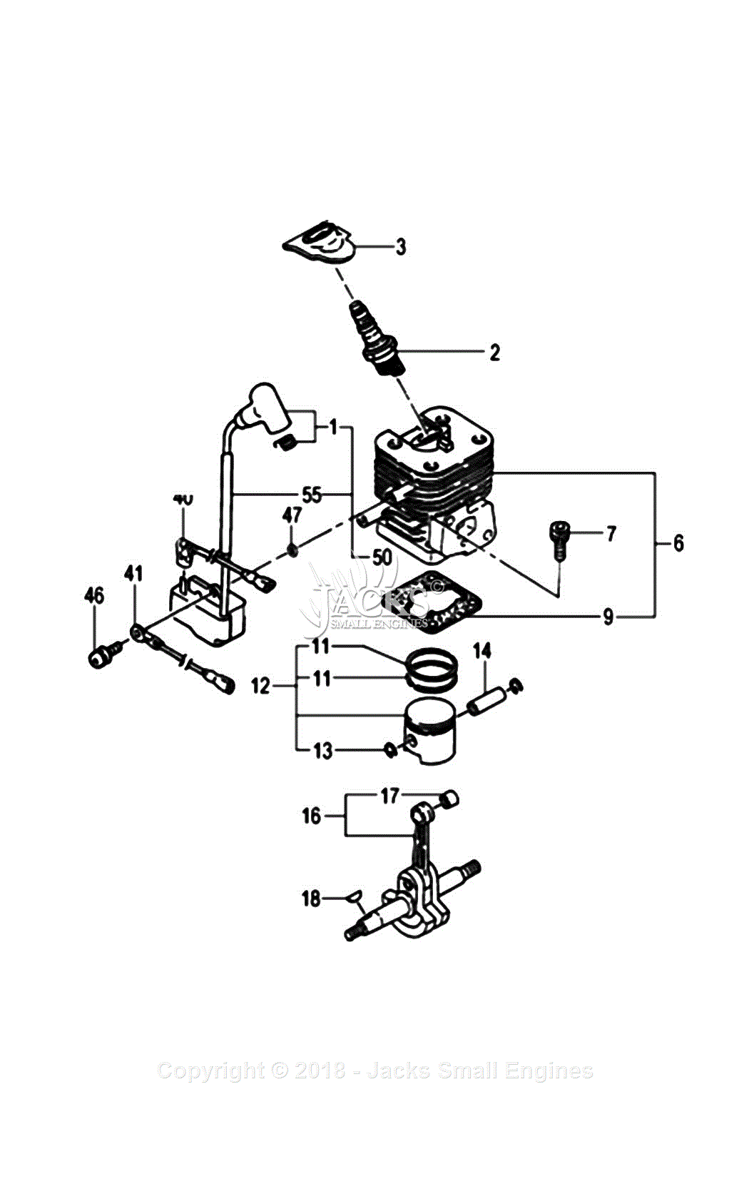 Tanaka Tbc-270pf Parts Diagram For Assembly 1