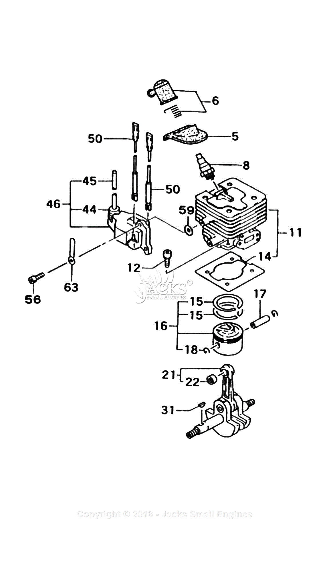 Tanaka Tbc-420pf Parts Diagram For Assembly 1
