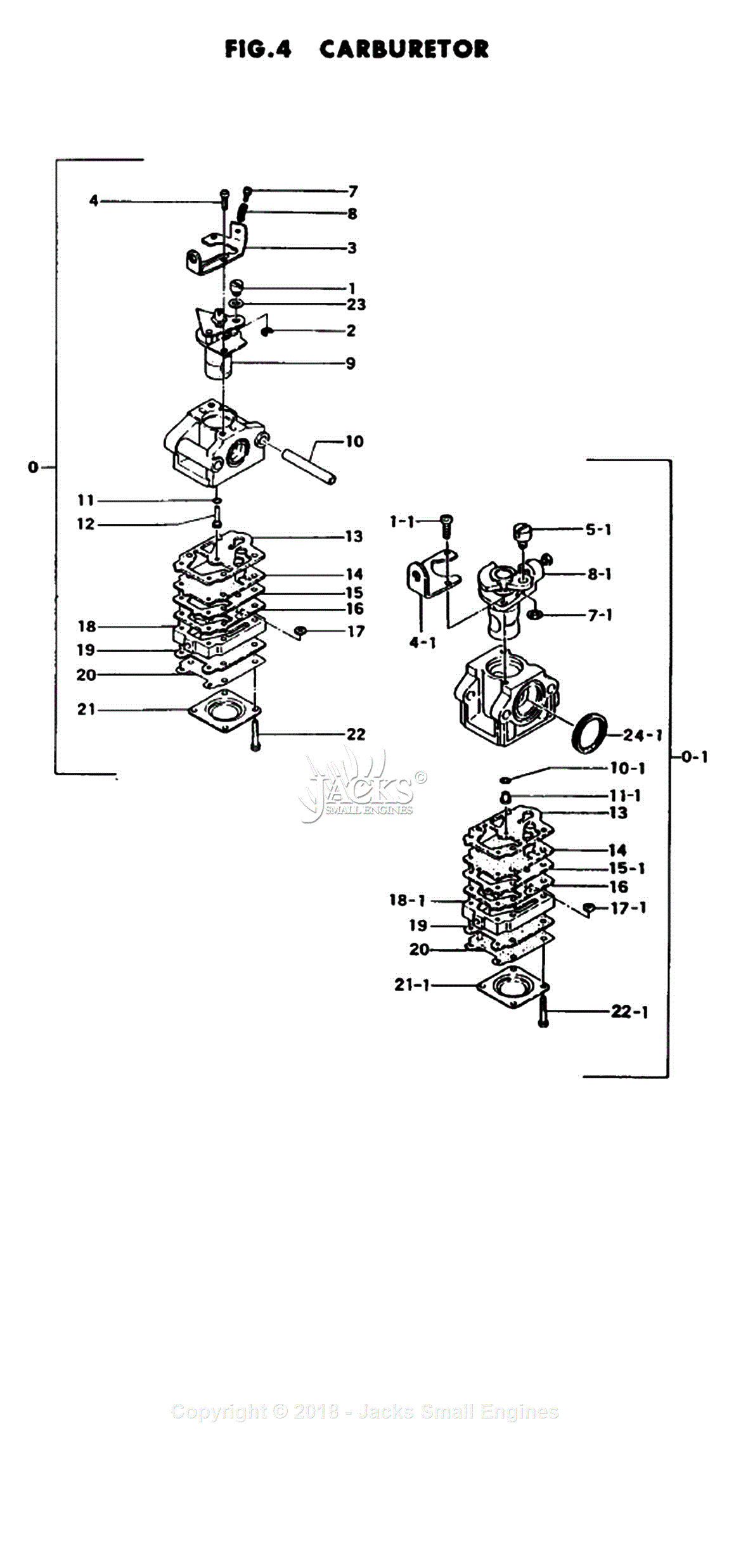 Tanaka TBC-5000 Parts Diagram for Assembly 4 - Carburetor