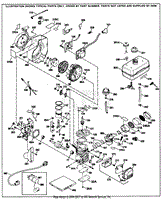 Tecumseh HSK600-1667P 1667P-HSK600 Parts Diagram for Engine Parts List #2