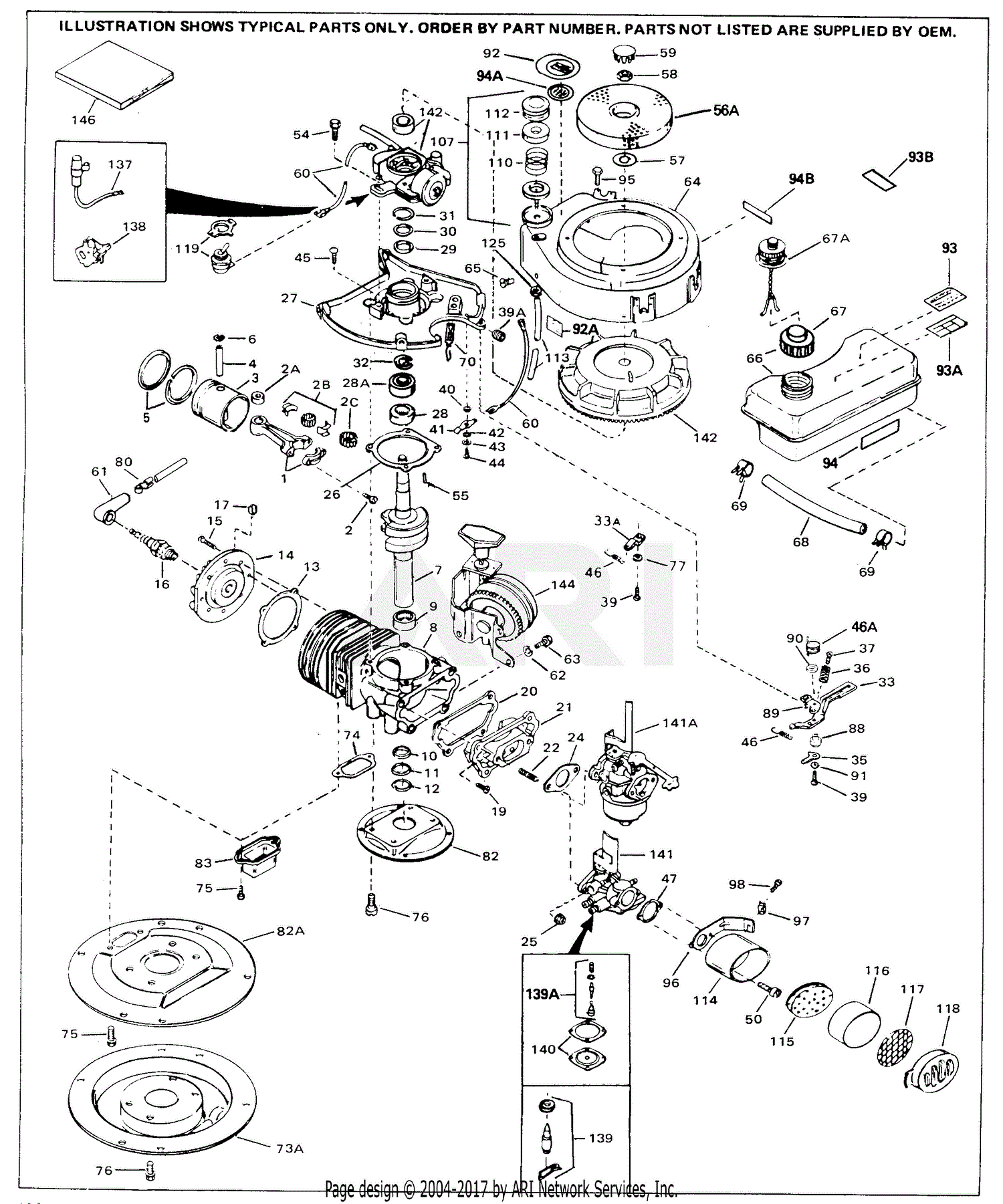 Tecumseh AV600-660-15A 15A-AV600-660 660-15A-AV600 Parts Diagram for ...