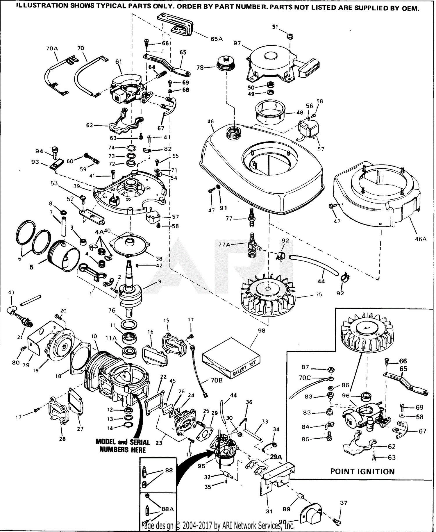 Tecumseh AV817-640-07A 07A-AV817-640 640-07A-AV817 Parts Diagram for ...