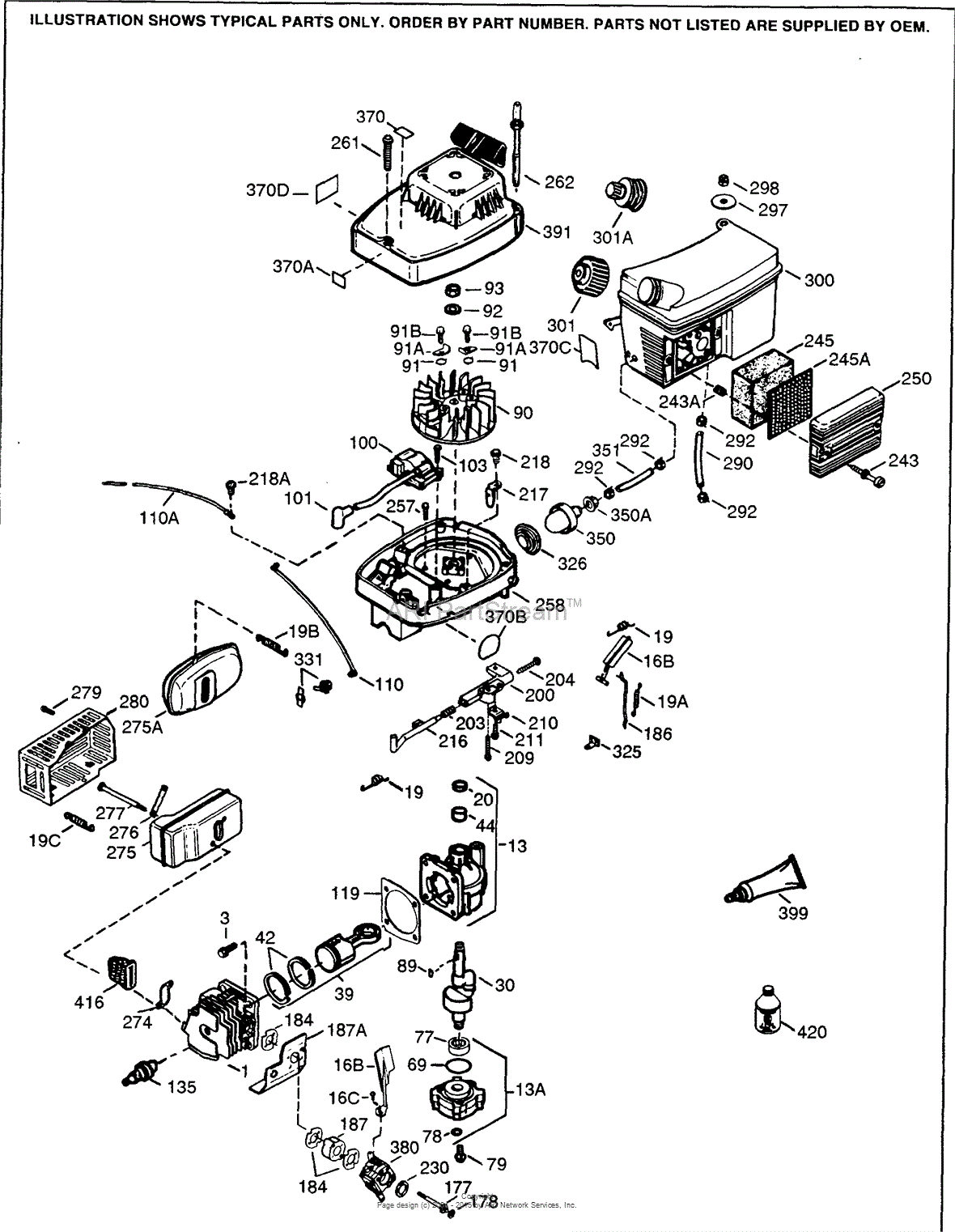 car engine parts diagram
