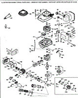 Tecumseh TC300-3044E Parts Diagram for Engine Parts List