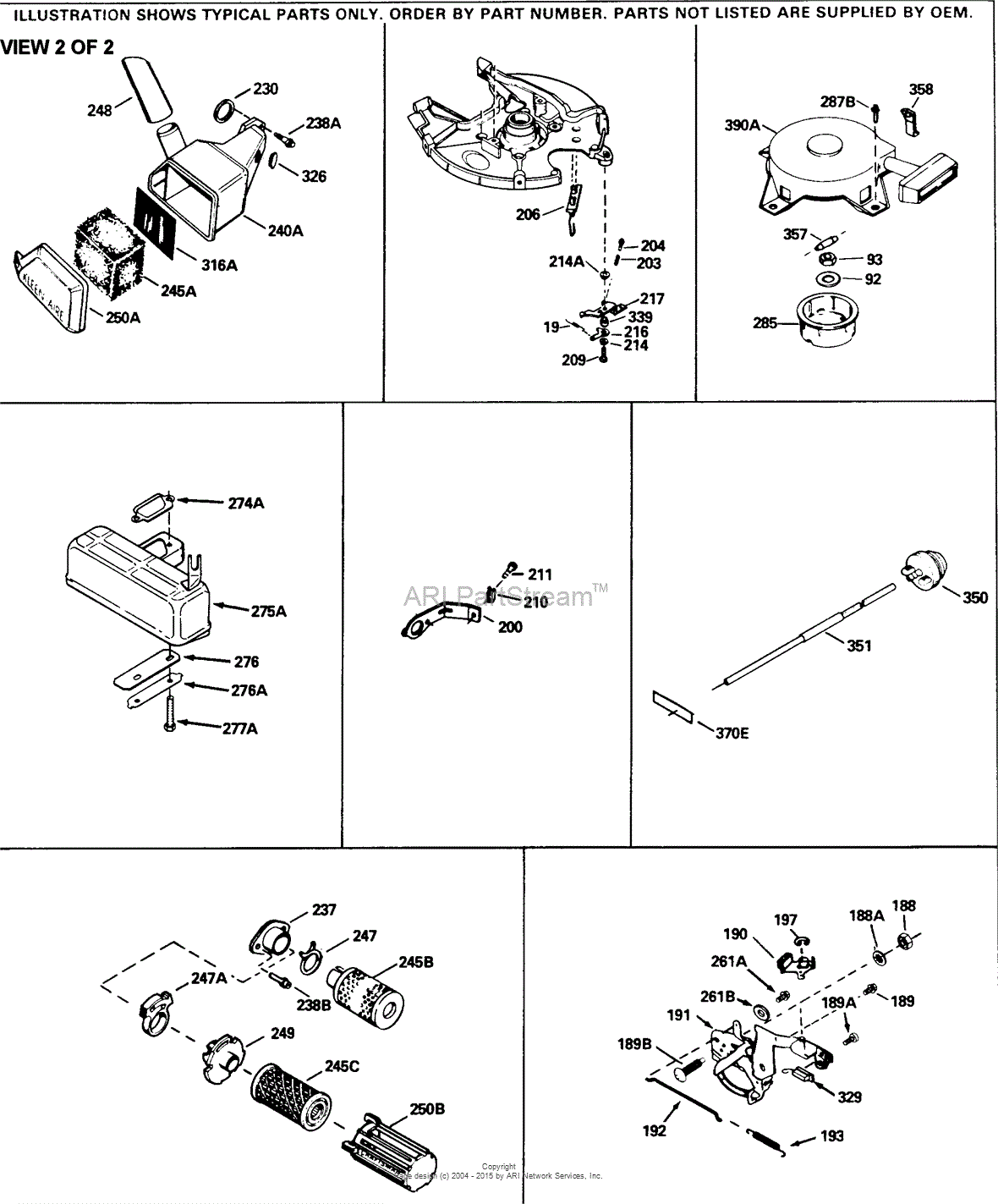 Tecumseh TVS600-661-20B Parts Diagram for Engine Parts List #2