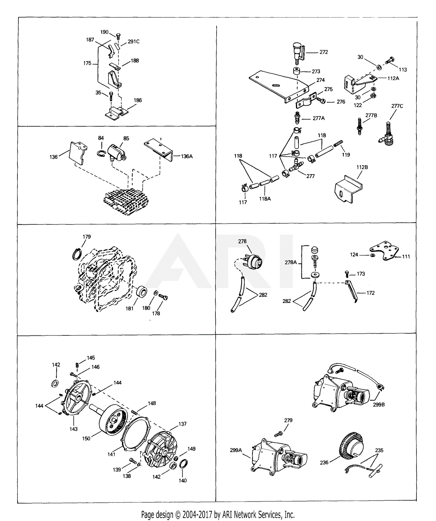 Tecumseh H30-35327N 143-711022 Craftsman 35327N-H30 Parts Diagram