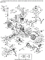 Tecumseh H30-35420S 143-804092 Craftsman 35420S-H30 Parts Diagrams