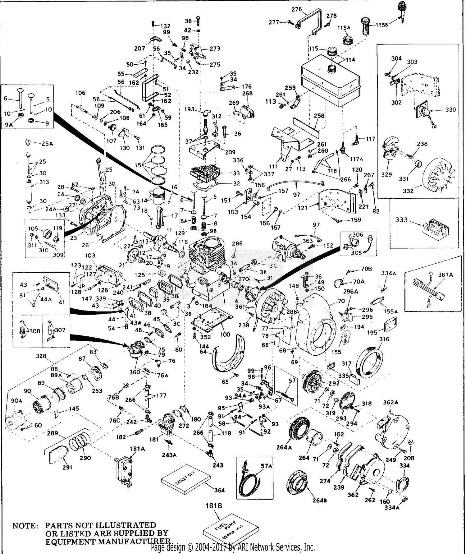 Tecumseh H50 65000f 65000f H50 Parts Diagram For Engine Parts List 1 8802