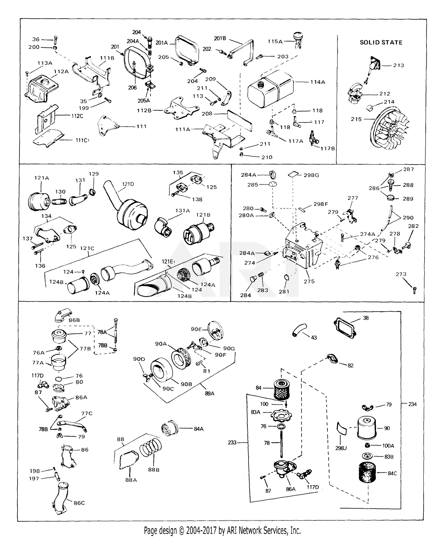 Tecumseh H50 65207k 65207k H50 Parts Diagram For Engine Parts List 2 3304