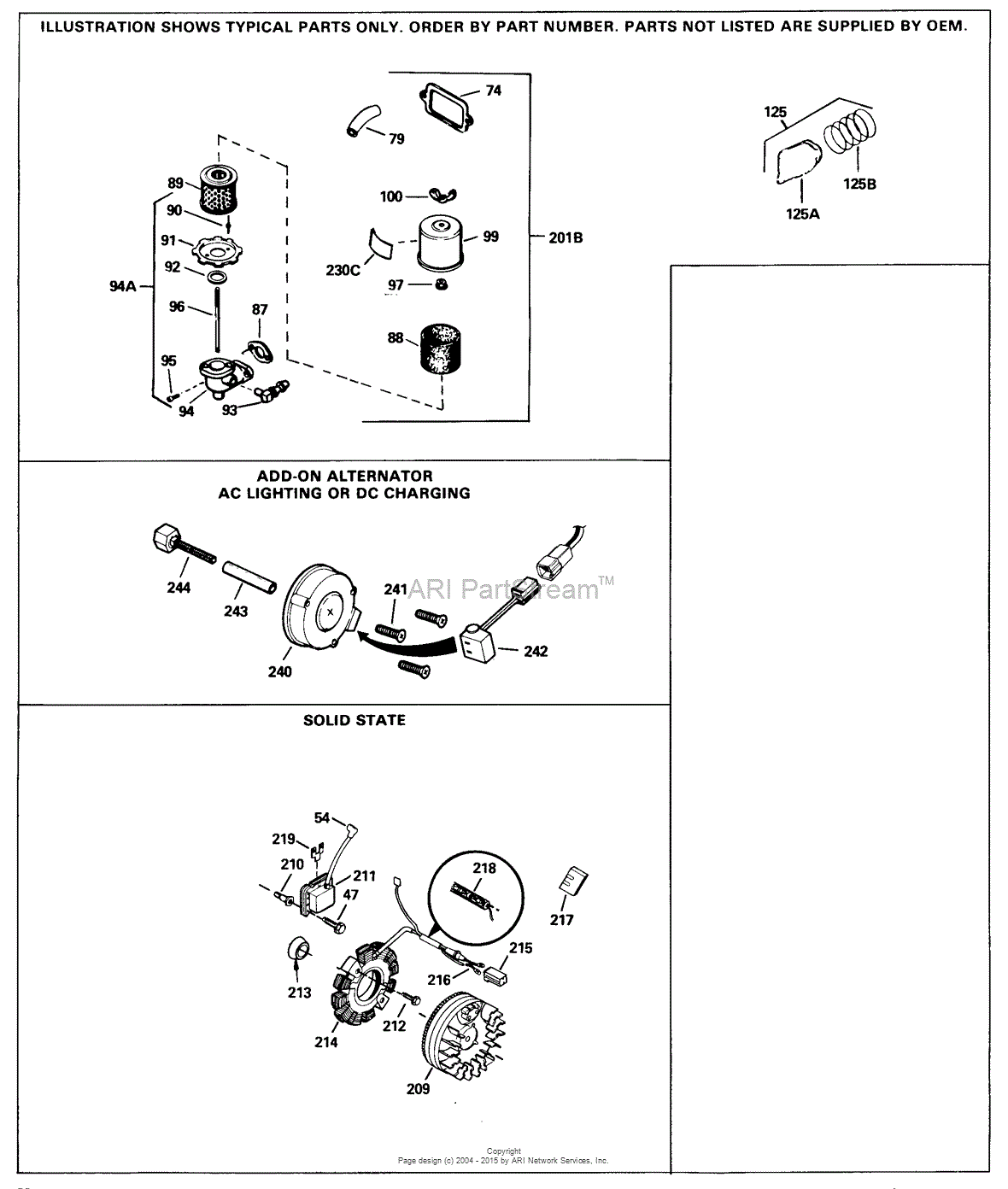 Tecumseh H50 65403p Parts Diagram For Engine Parts List 3 5991