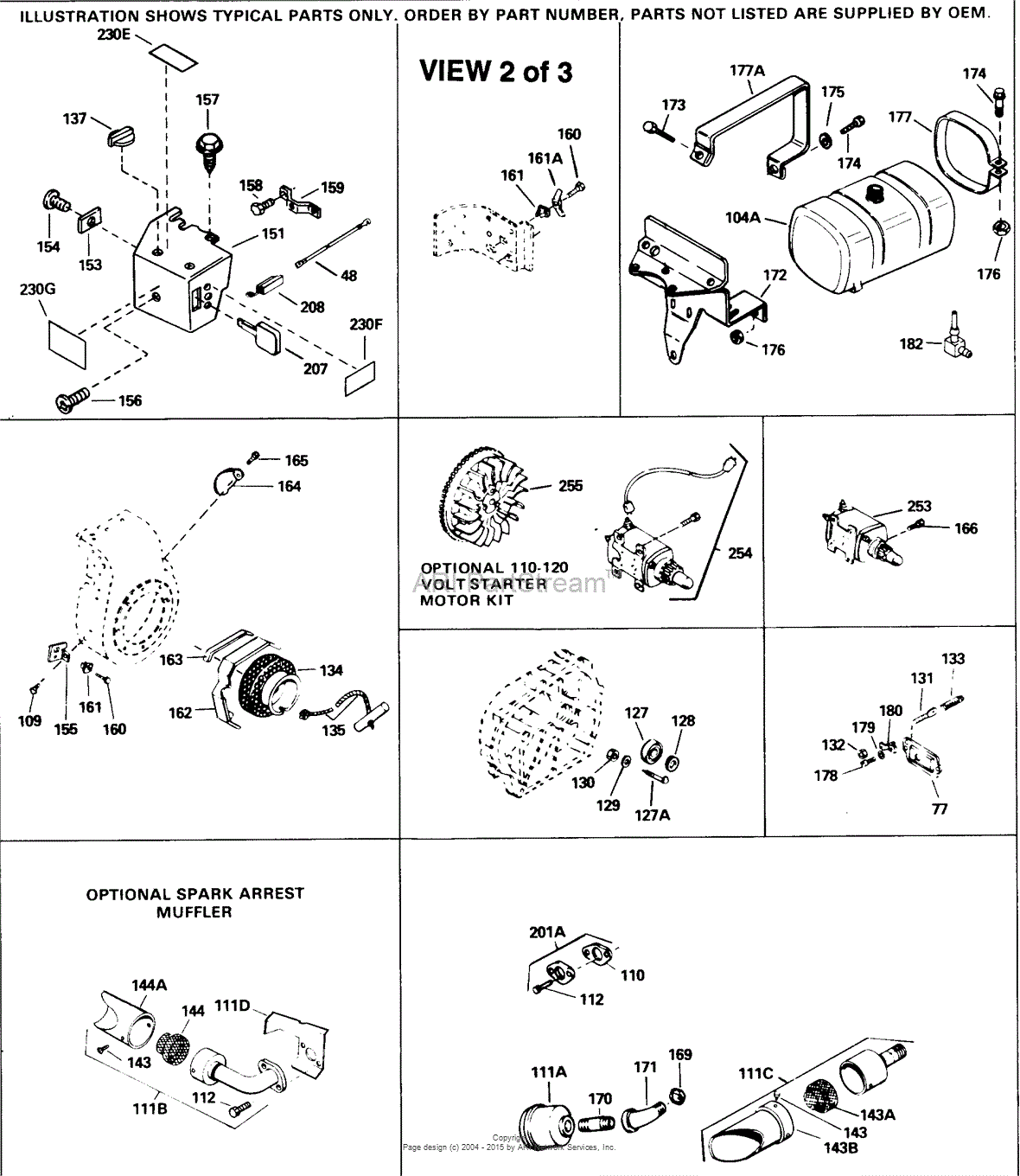 Tecumseh H50-65483R Parts Diagram for Engine Parts List #2