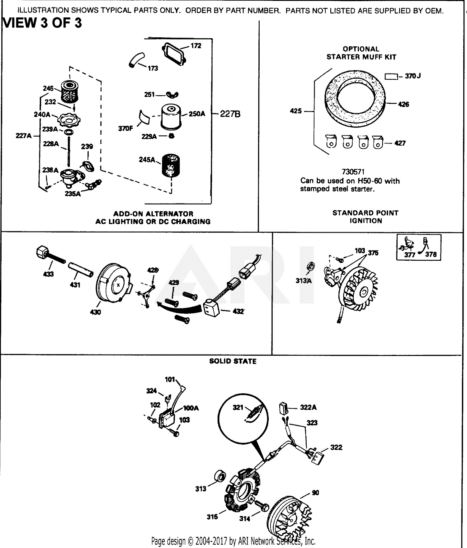 Tecumseh H50 65578t 65578t H50 Parts Diagram For Engine Parts List 3 7009