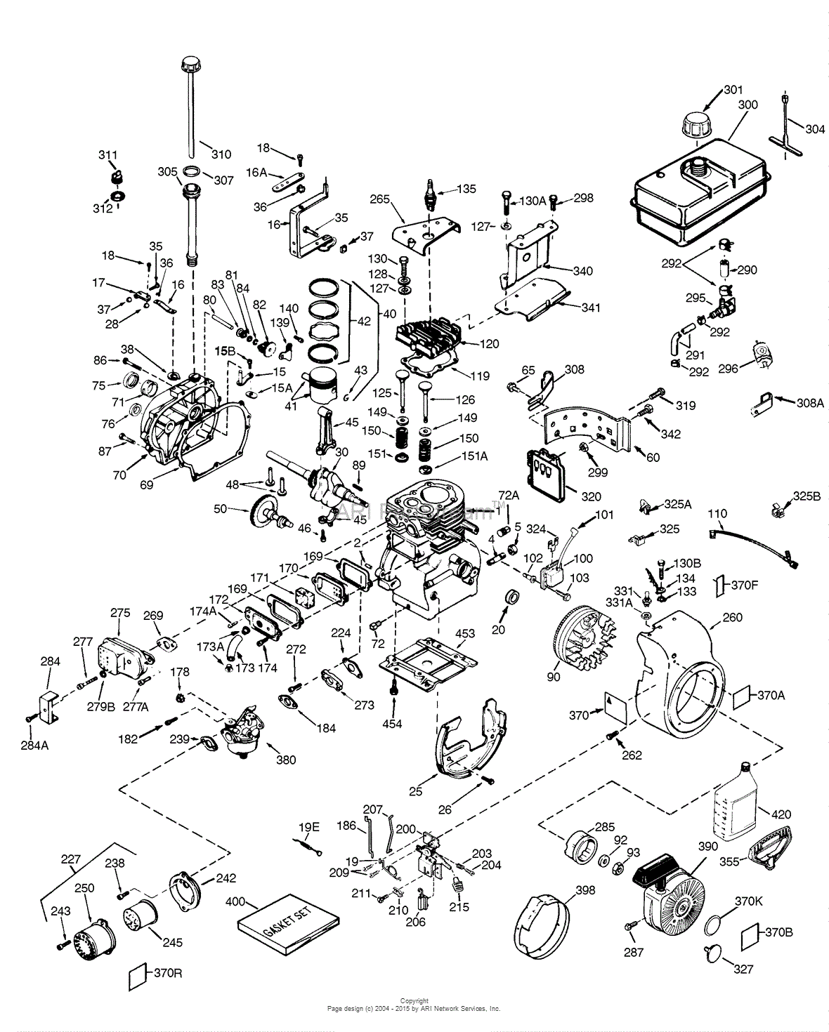 Tecumseh H50 65582v Parts Diagram For Engine Parts List 1