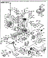 Tecumseh H60-75505R 75505R-H60 Parts Diagram for Engine Parts List #1