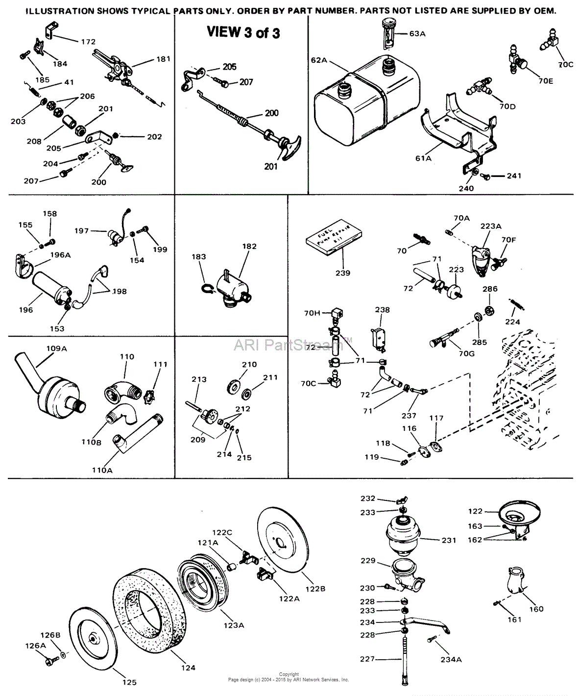 Tecumseh HH120120107C Parts Diagram for Engine Parts List 3