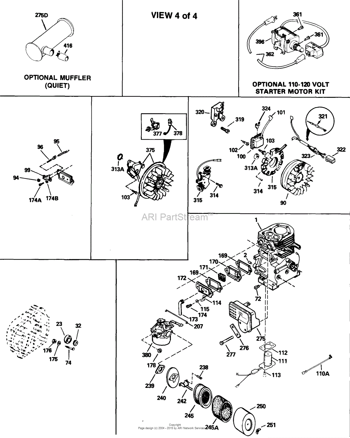 Tecumseh HM100-159024C Parts Diagram for Engine Parts List #4