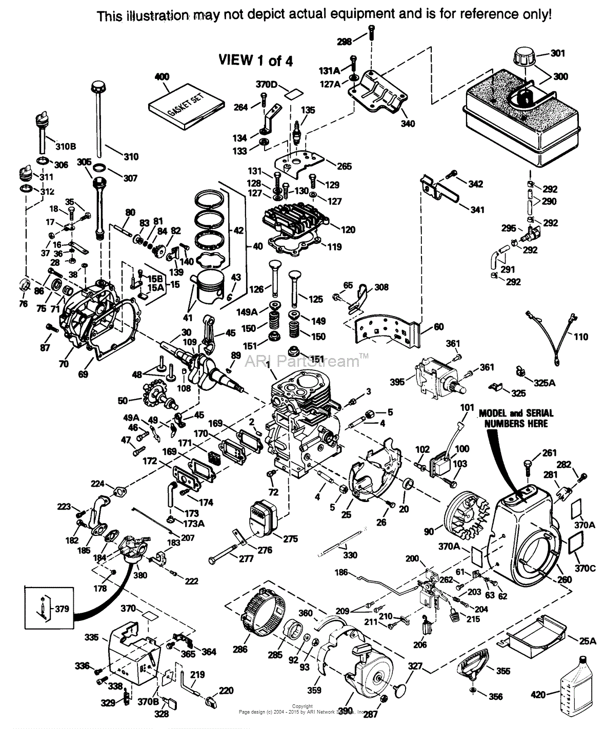 Tecumseh Hm100 159029c Parts Diagram For Engine Parts List 1
