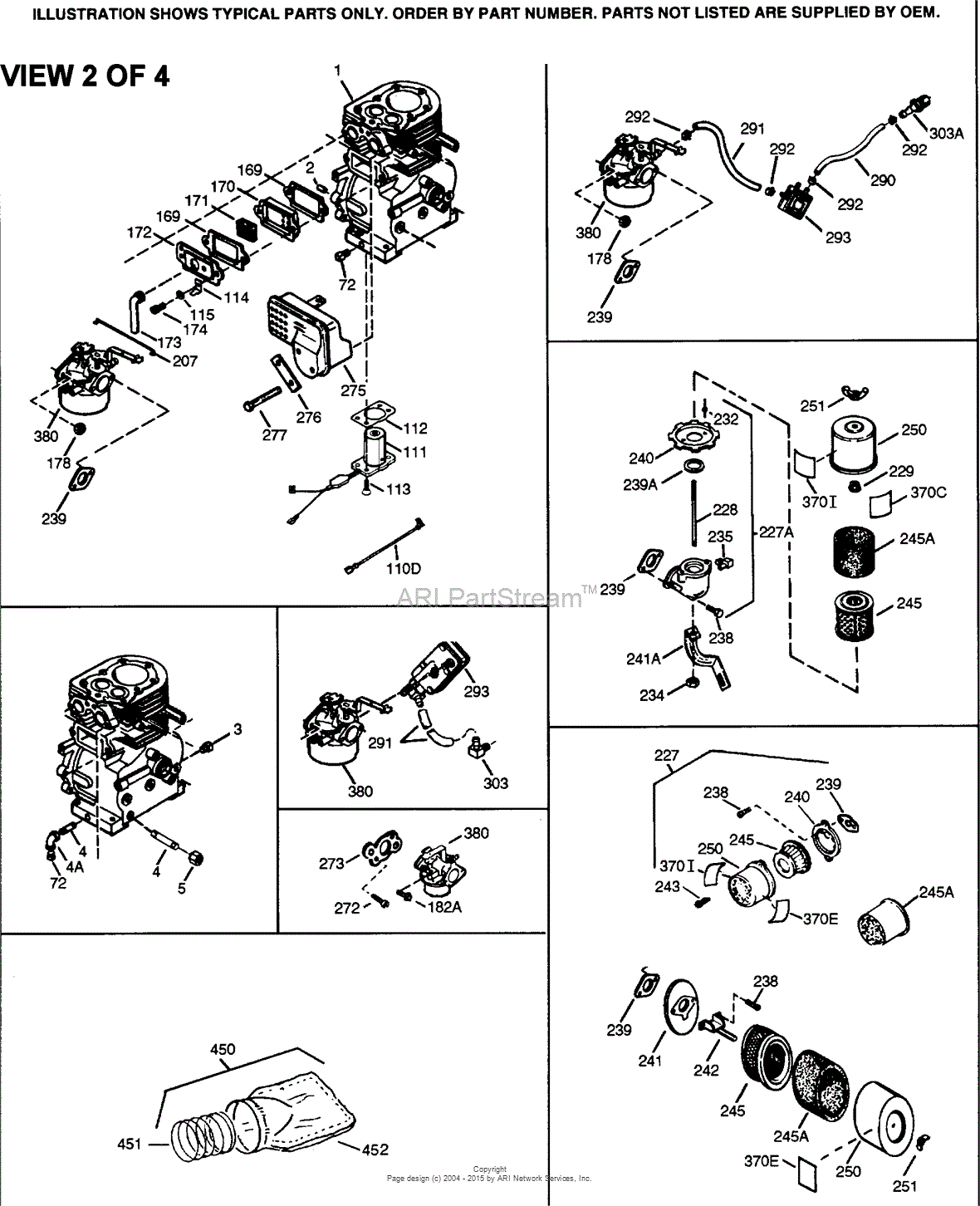 Tecumseh HM80-155516P Parts Diagram for Engine Parts List #2