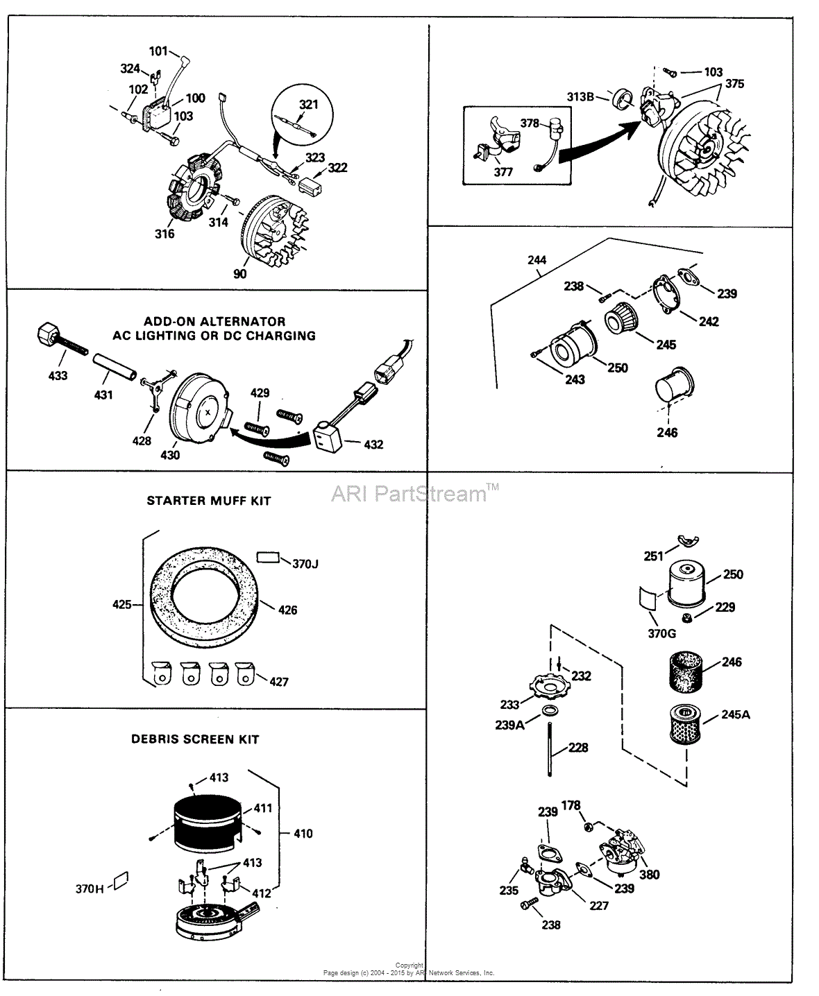 Tecumseh HS40-55580K Parts Diagram for Engine Parts List #3