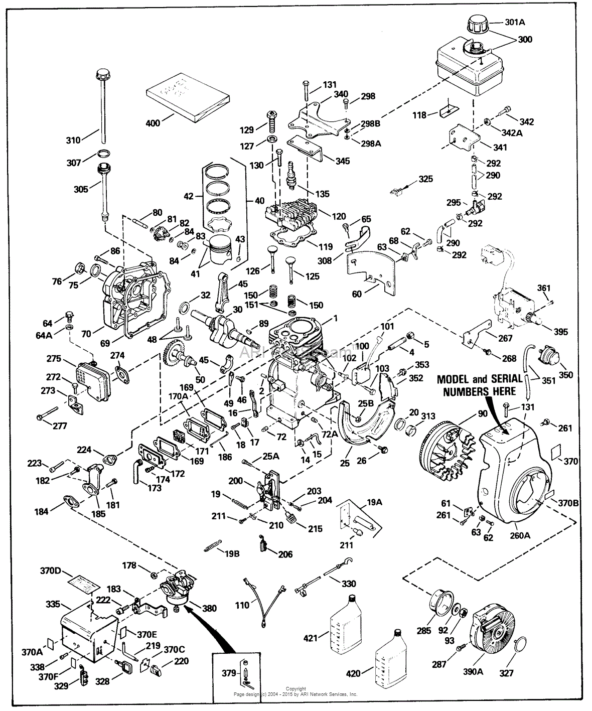 Tecumseh Hs40 55612n Parts Diagram For Engine Parts List 1