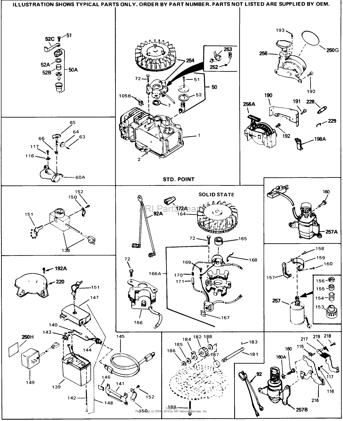 Tecumseh ECV100-145005A Parts Diagram for Engine Parts List #2