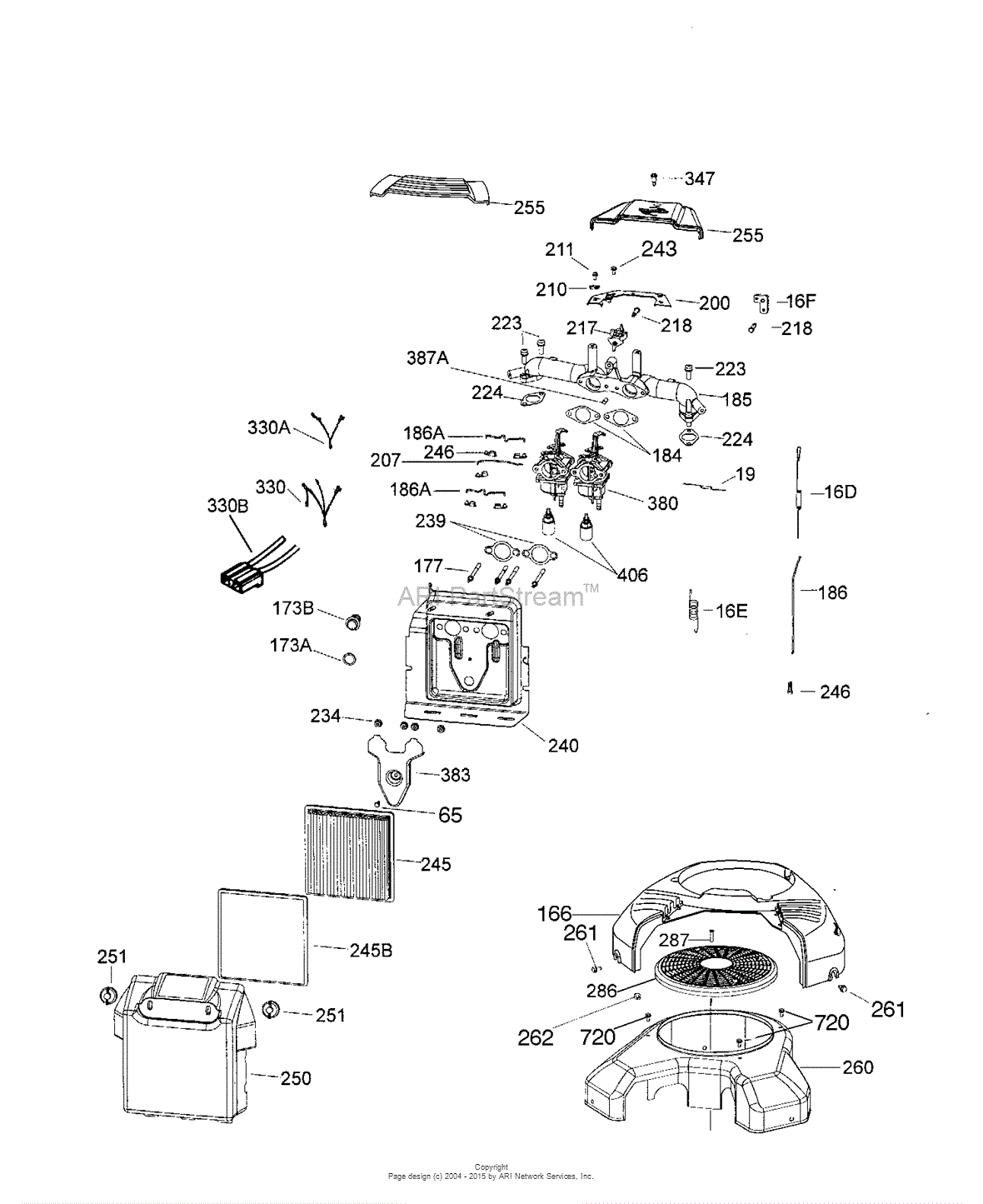 Tecumseh Ov691ea 600824c Parts Diagram For Engine Parts List 2